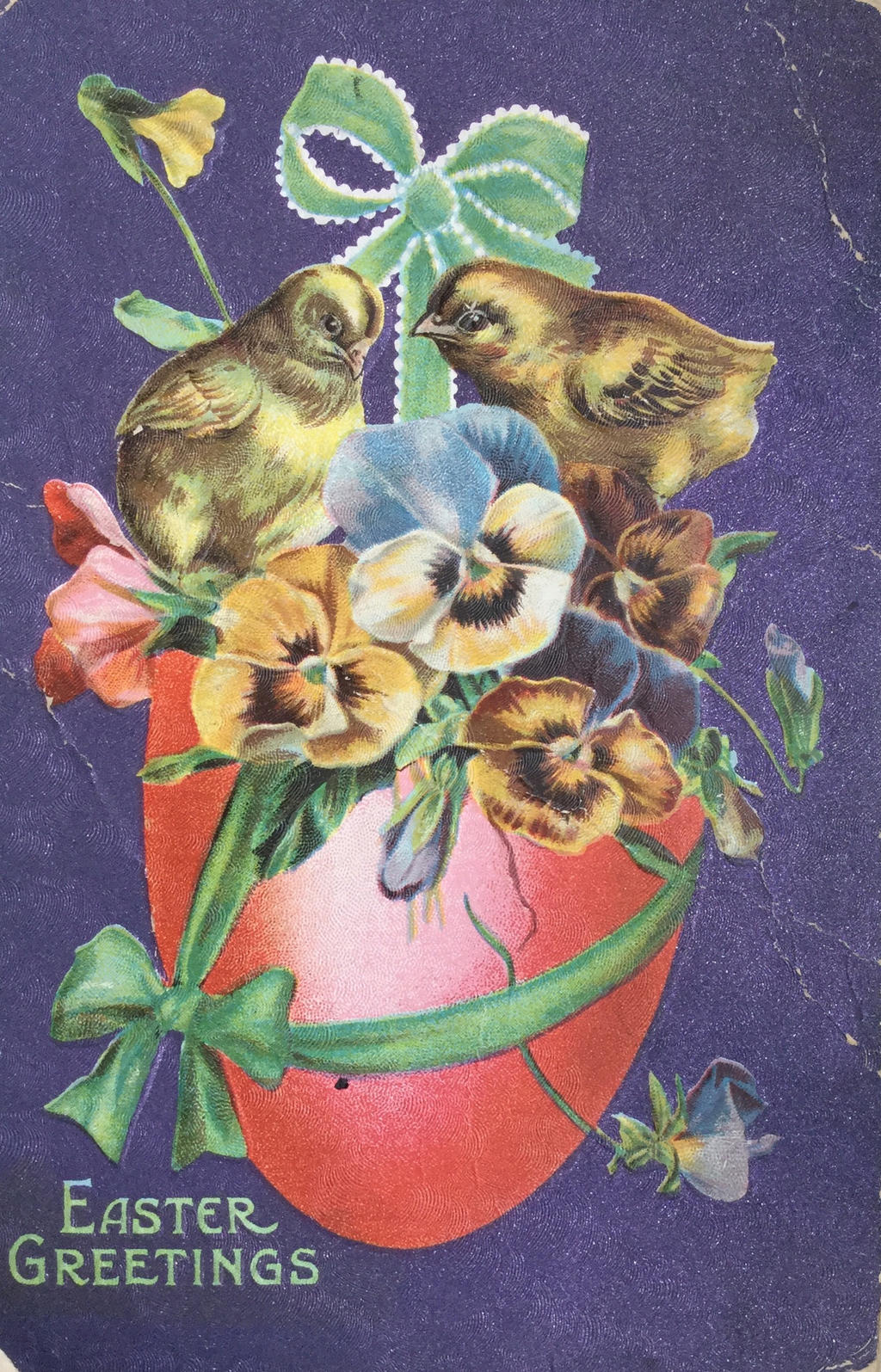 Peeps and Pansies by Yesterdays-Paper