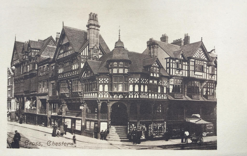 Vintage UK - Chester Cross by Yesterdays-Paper