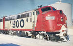 SOO Line EMD F7 Bulldog In the Snow by Yesterdays-Paper