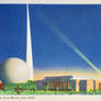 Night Scene Postcards - NY Building, World's Fair