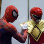 Spiderman and Power Ranger