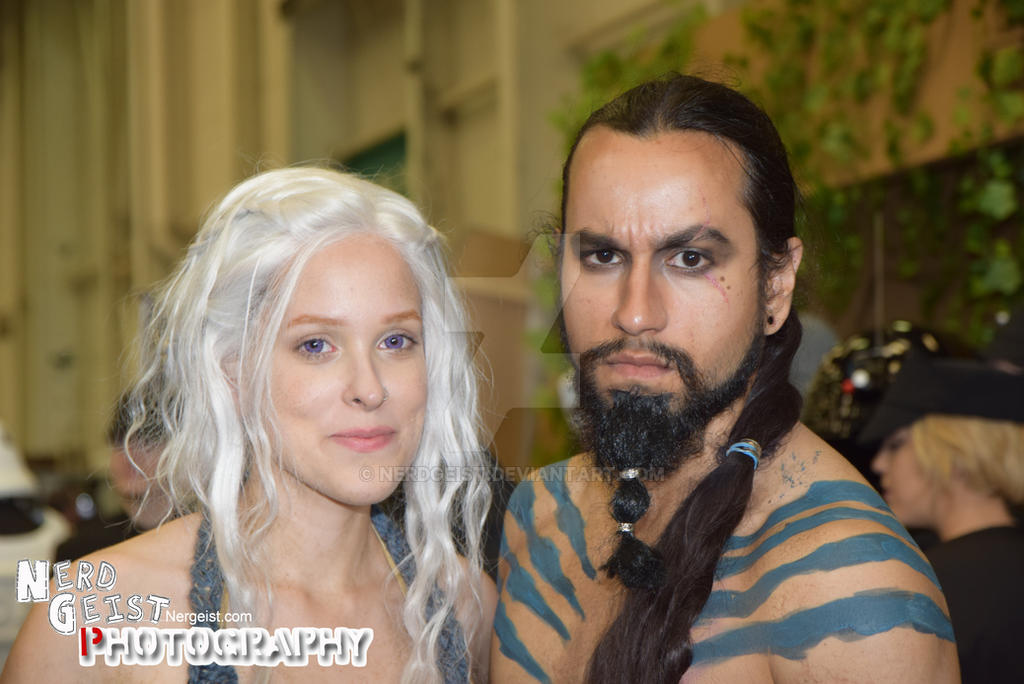 Khaleesi and Drogo cosplay from Game of Thrones