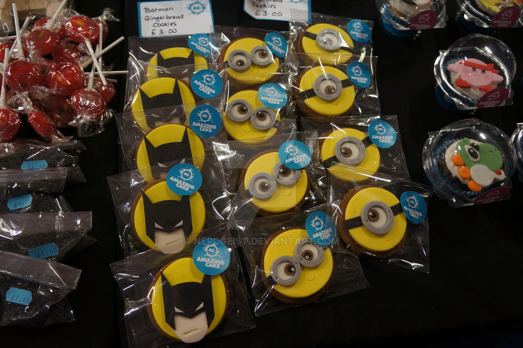 Amazing Cake Company Batman and Minion cookies