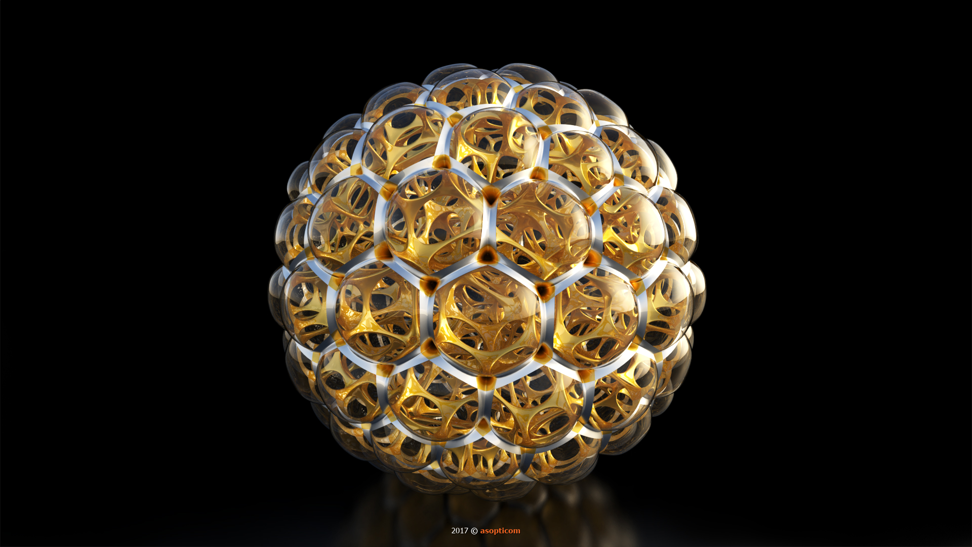 Voronoi 3d sphere (130)