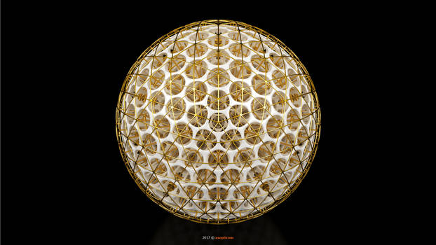 Voronoi 3D - Delaunay 3D Sphere (131-A)