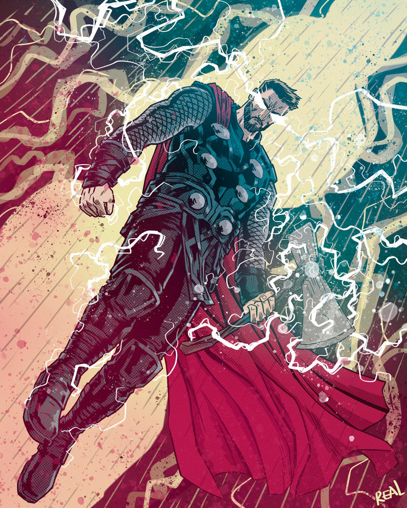 Thor by JoseRealArt on DeviantArt
