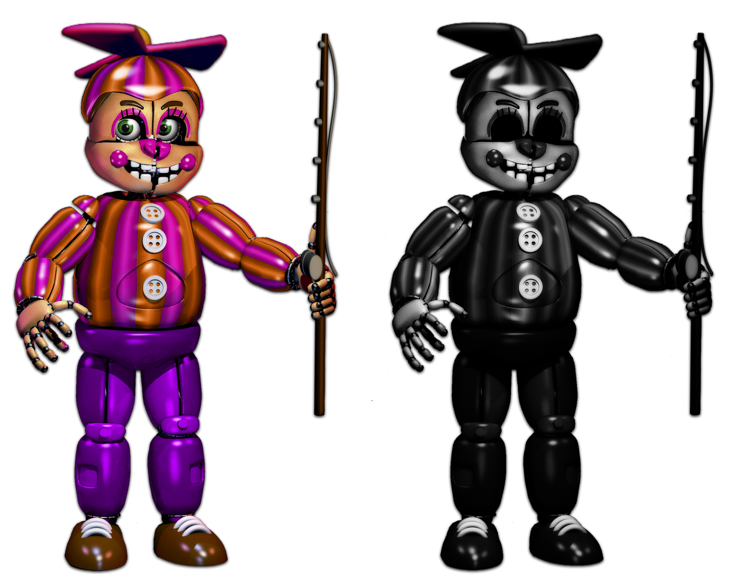 Toy Animatronics Fnaf Plus (Part 2) by YuYu-Bi on DeviantArt