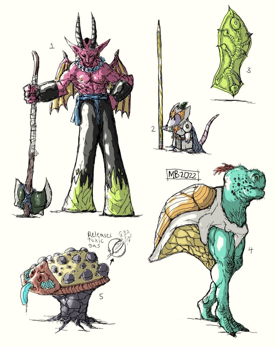 Monsters by cosmichael on DeviantArt