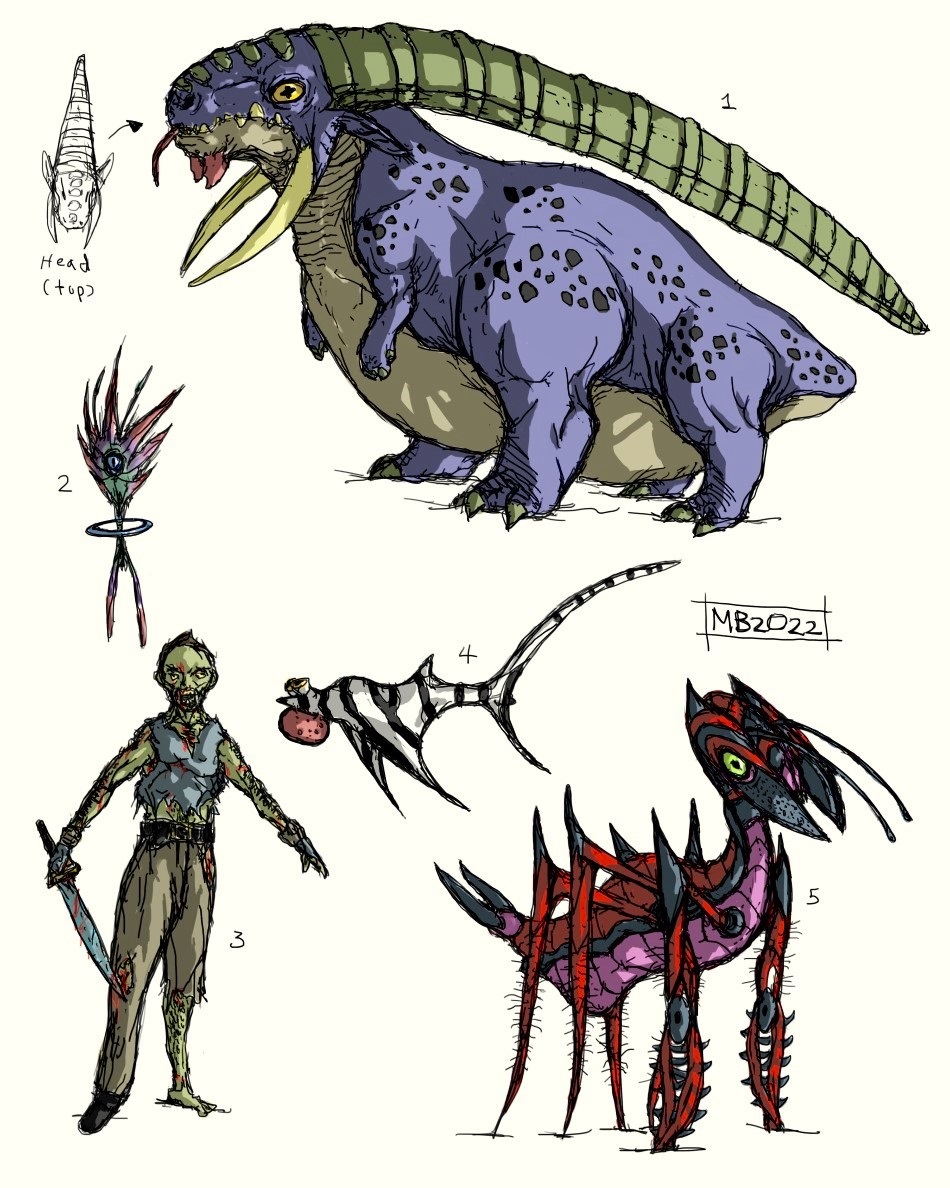 Monsters by cosmichael on DeviantArt