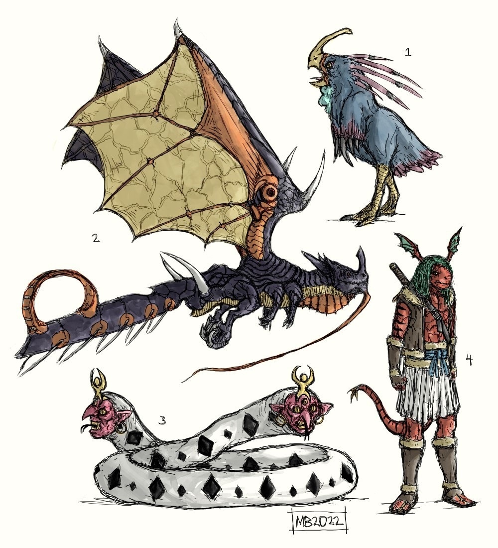 Monsters by cosmichael on DeviantArt