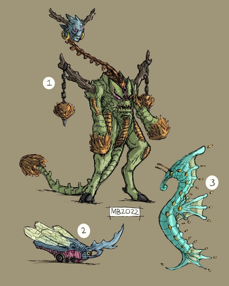Monsters by cosmichael on DeviantArt