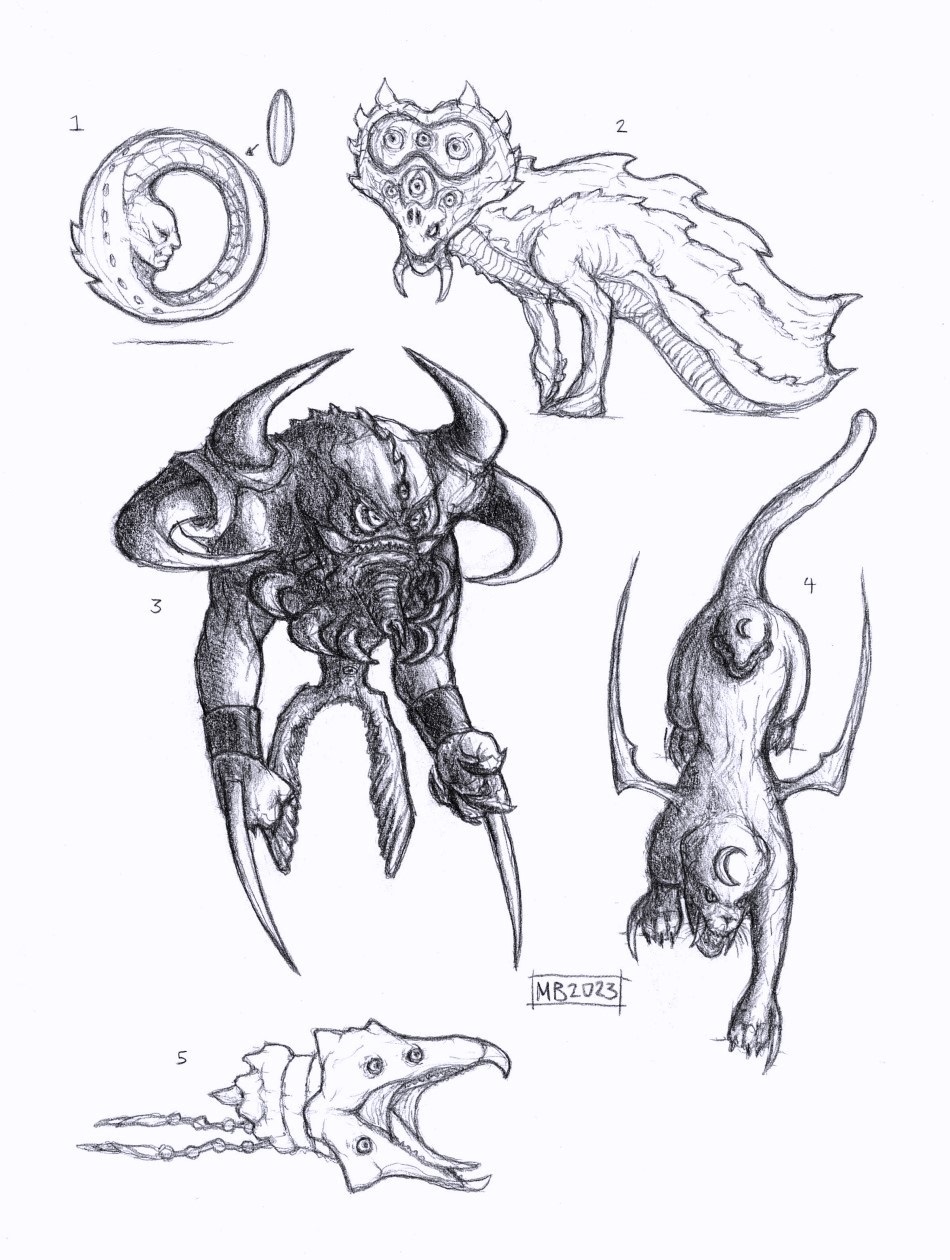 Monsters by cosmichael on DeviantArt