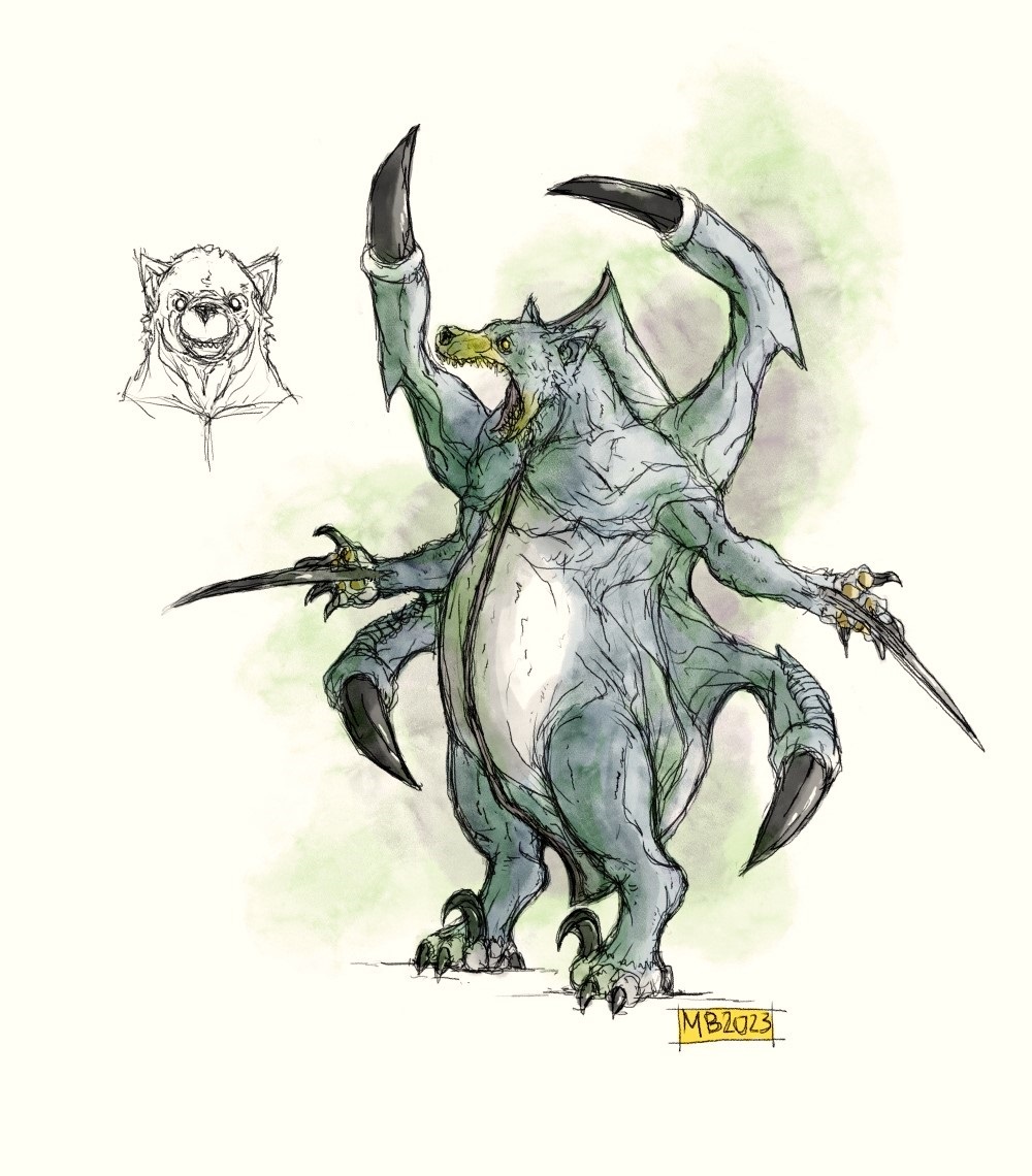 Deathclaw Inflation Deviantart Deathclaw by cosmichael on DeviantArt