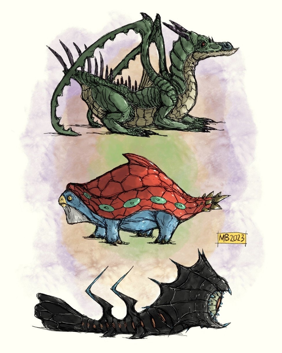 Monsters by cosmichael on DeviantArt