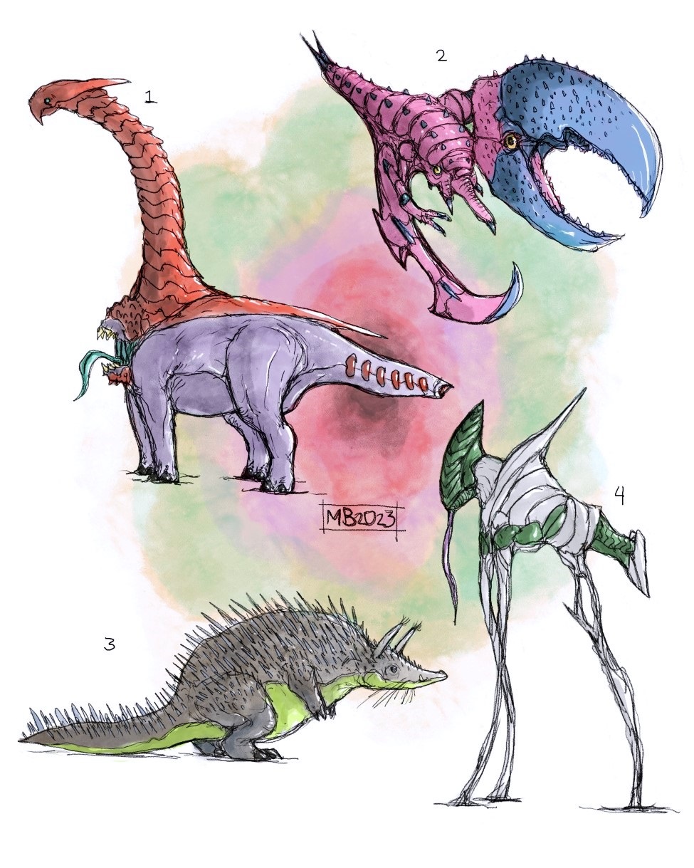 Monsters by cosmichael on DeviantArt