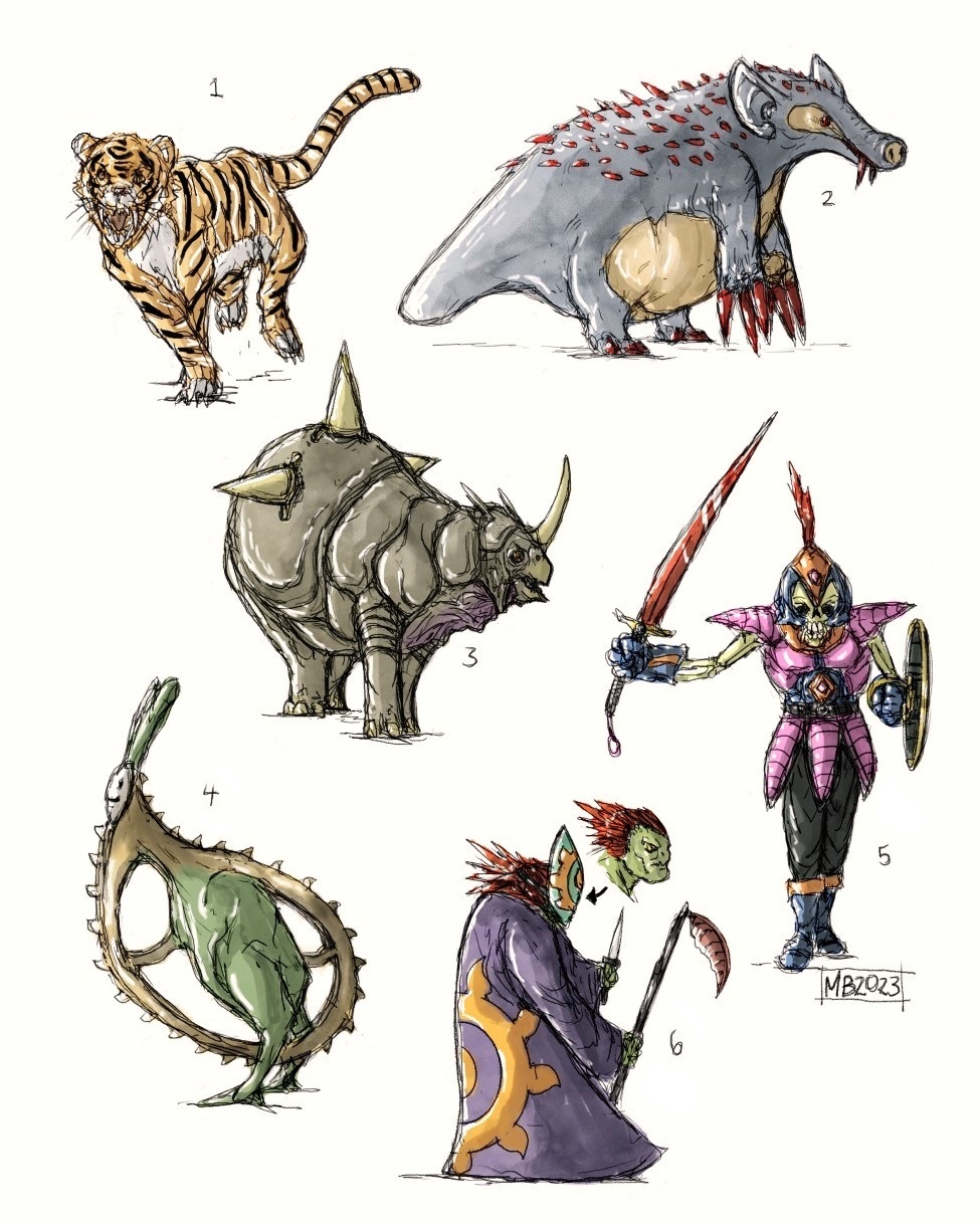 Monsters by cosmichael on DeviantArt