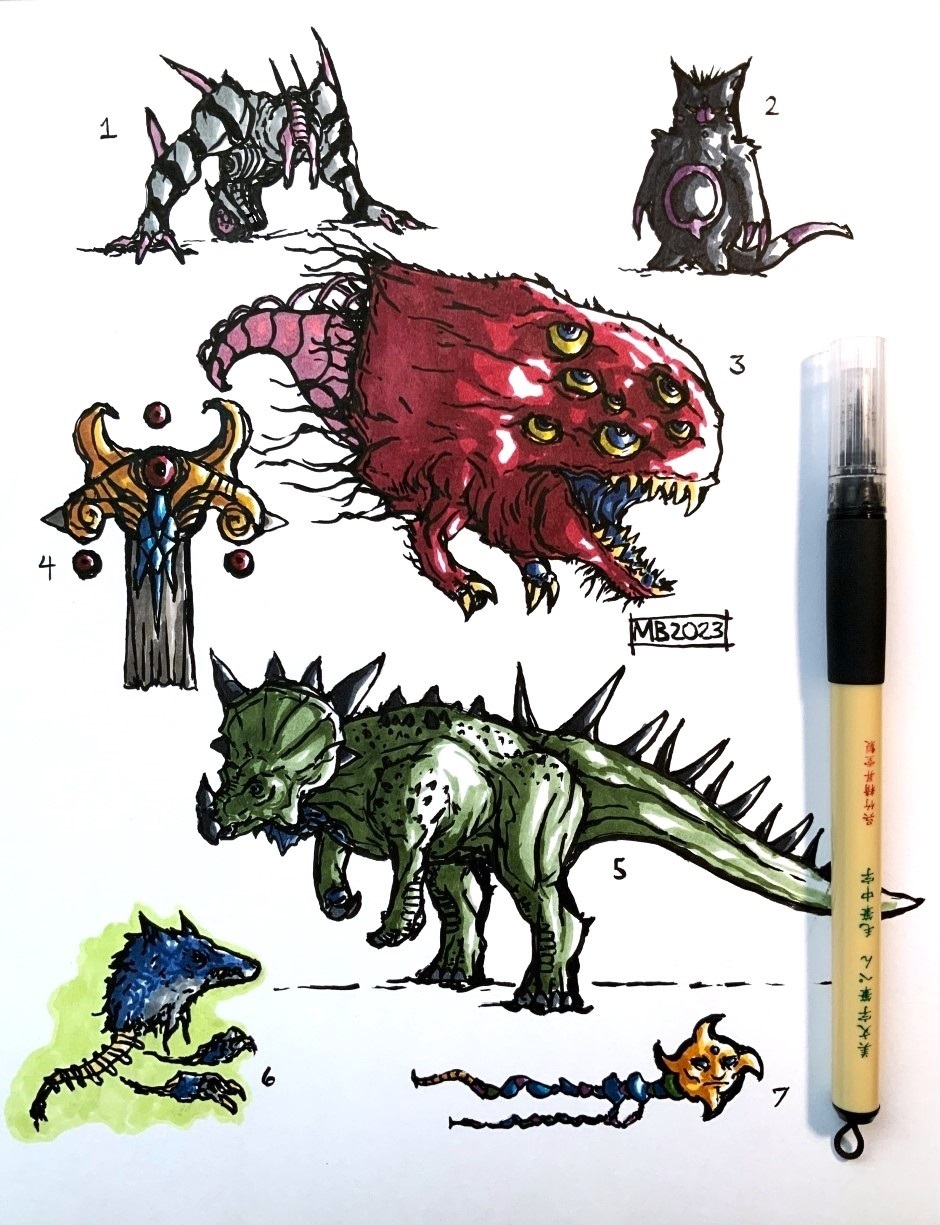 Monsters by cosmichael on DeviantArt