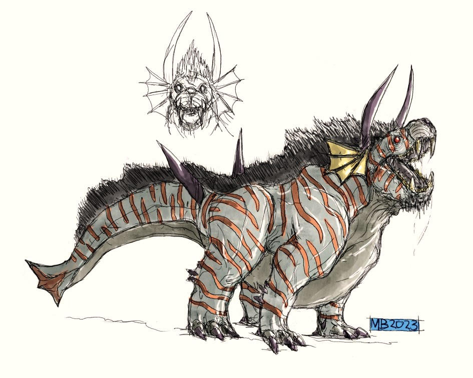 Savage Behemoth by cosmichael on DeviantArt