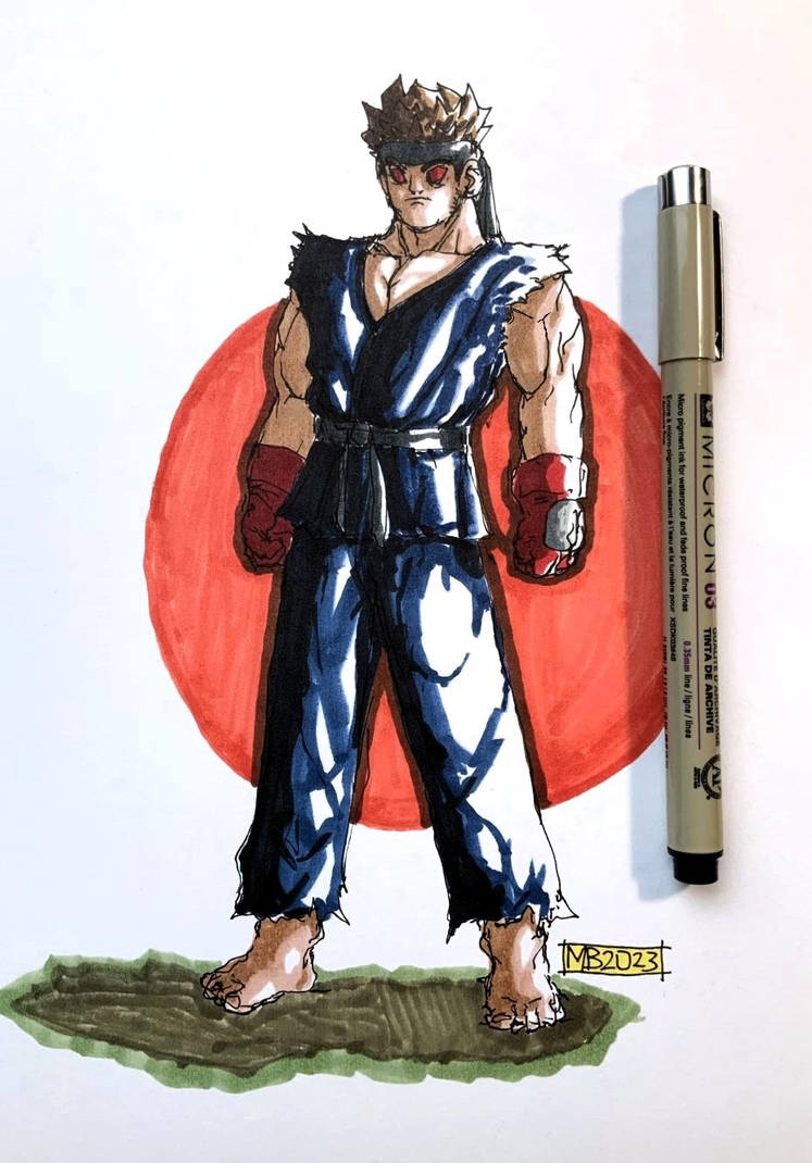 Michael Ryu Evil Ryu by cosmichael on DeviantArt