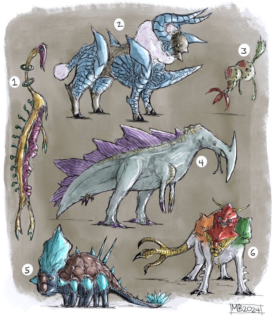 Monsters by cosmichael on DeviantArt