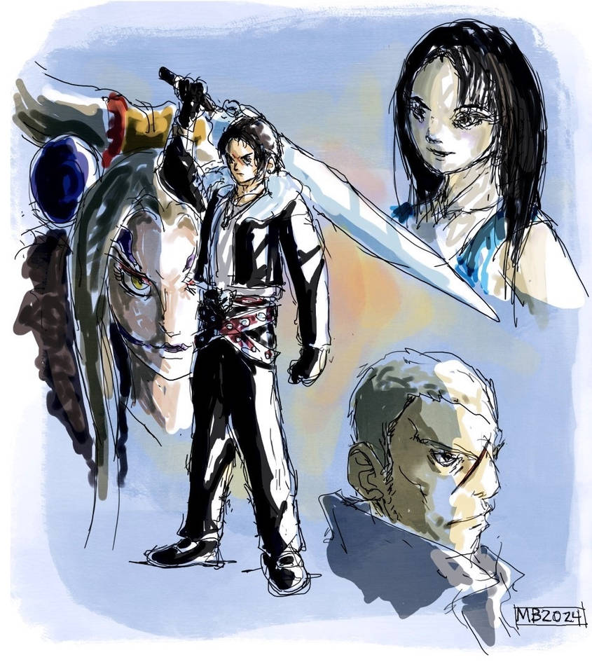 Ff8 Drawing FF8 by cosmichael on DeviantArt