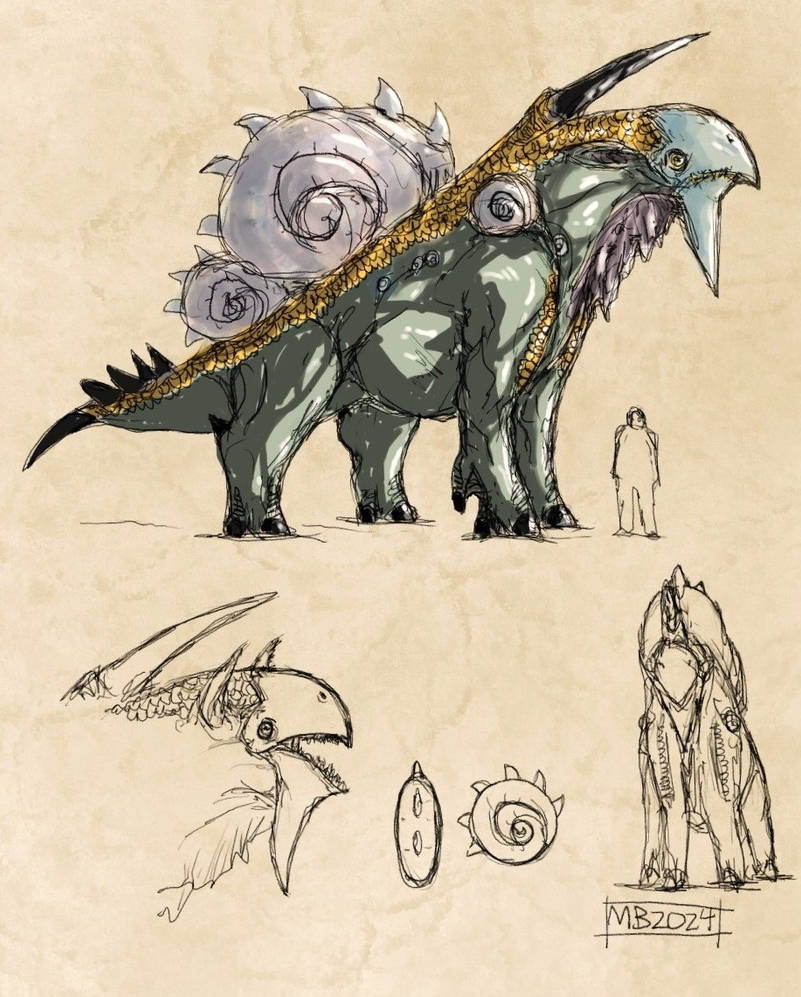 Shell Monsters Shellcluster by cosmichael on DeviantArt