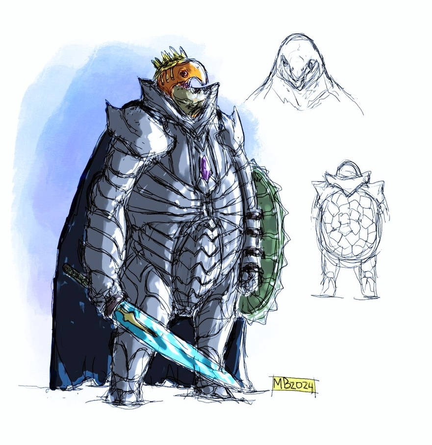 Royal Turtle Knight by cosmichael on DeviantArt