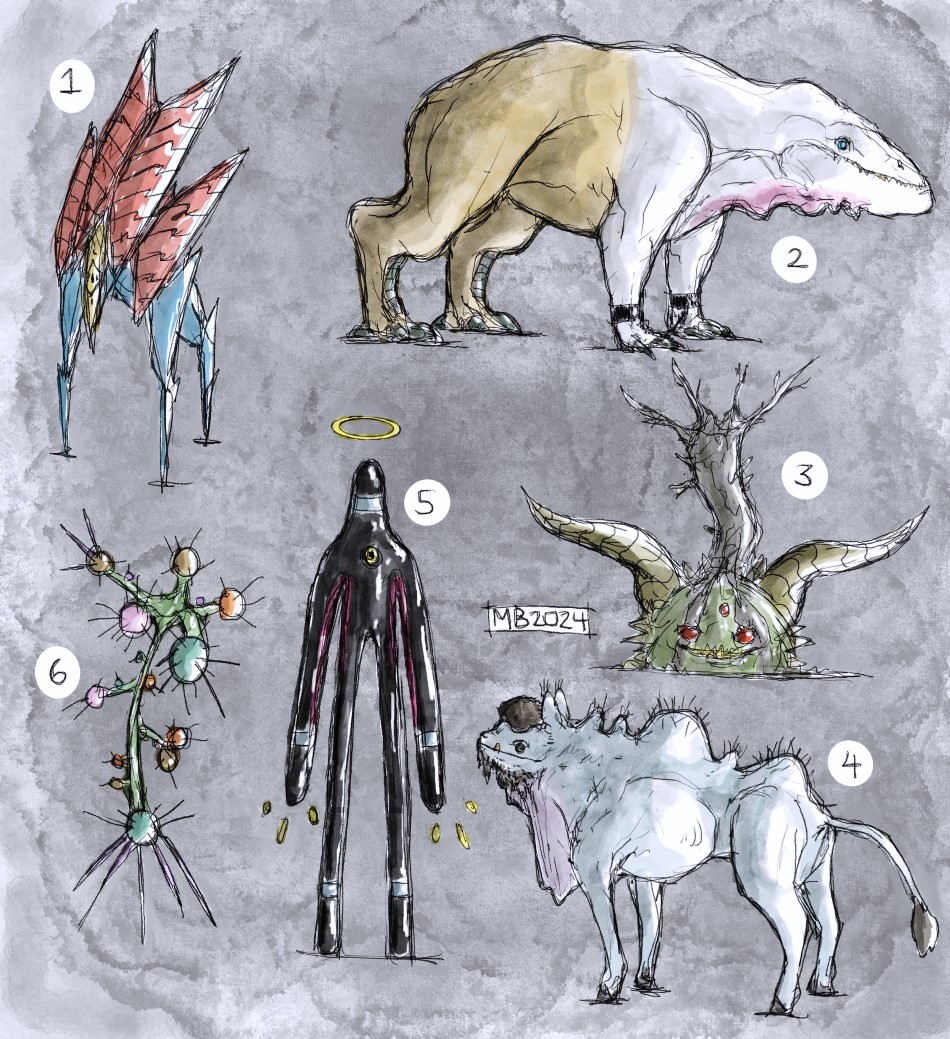 Monsters by cosmichael on DeviantArt