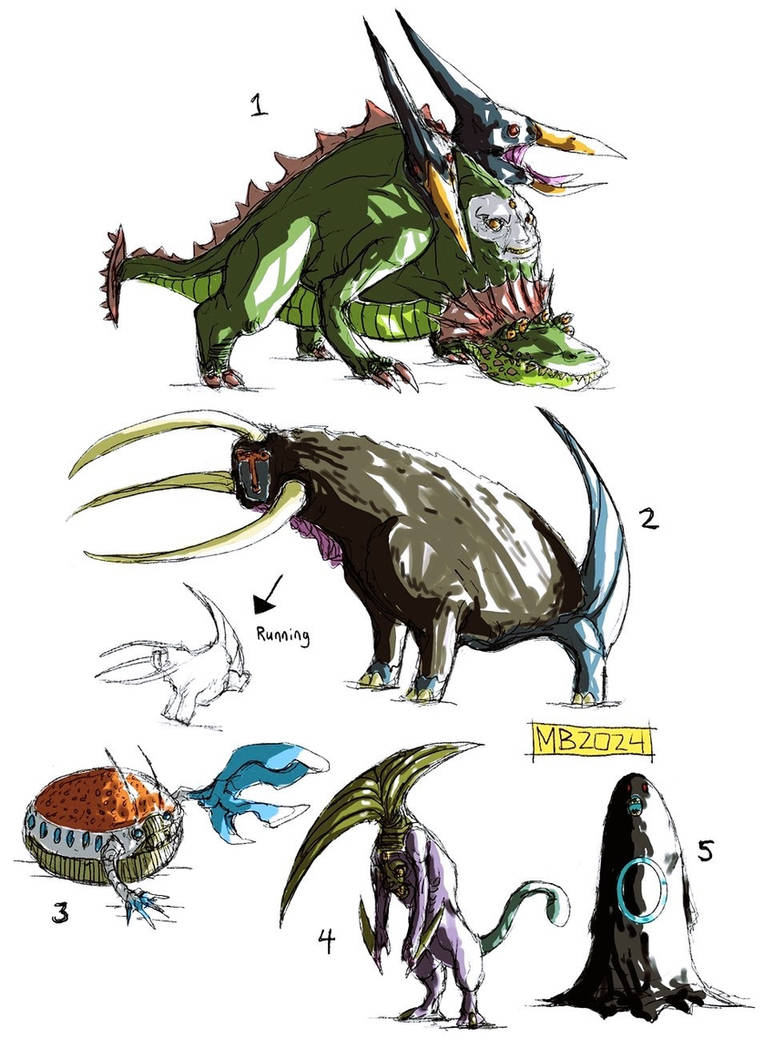 Monsters by cosmichael on DeviantArt