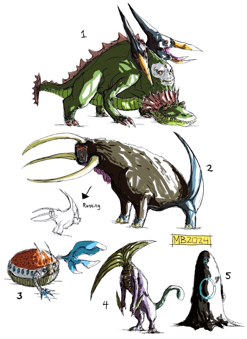 Monsters by cosmichael on DeviantArt