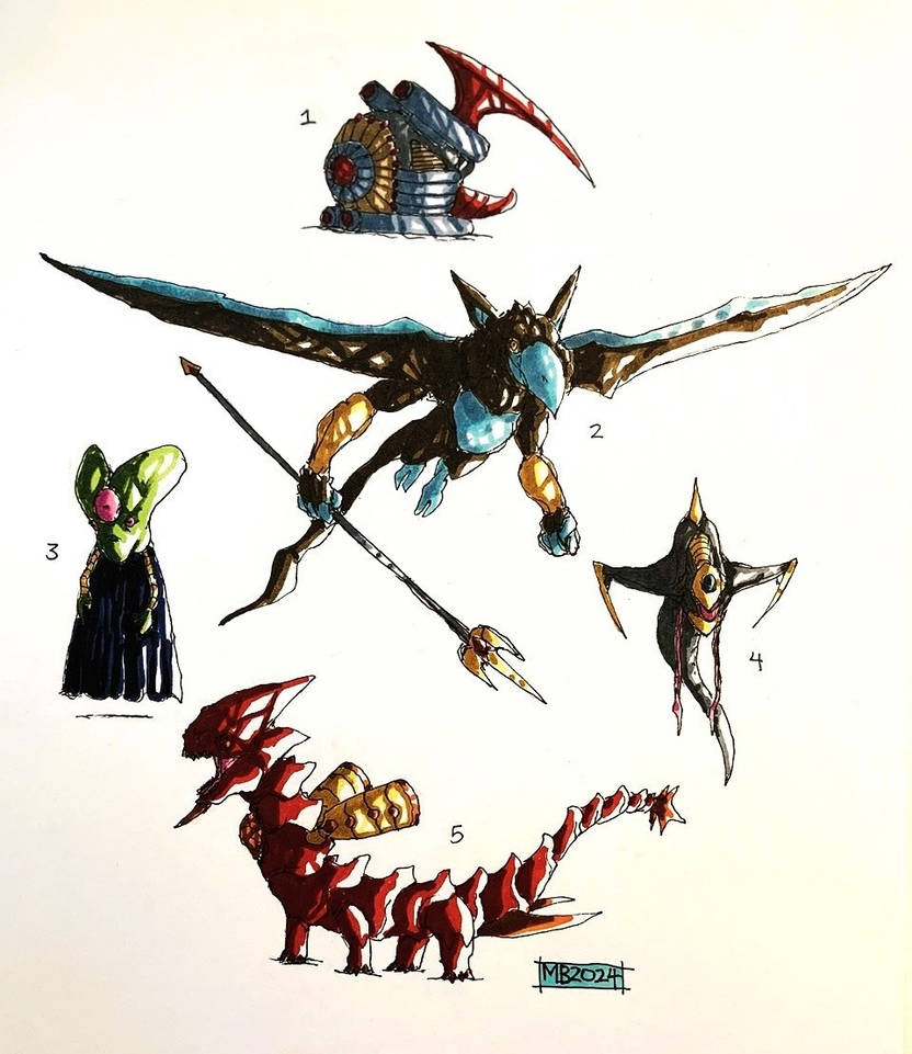 Monsters by cosmichael on DeviantArt