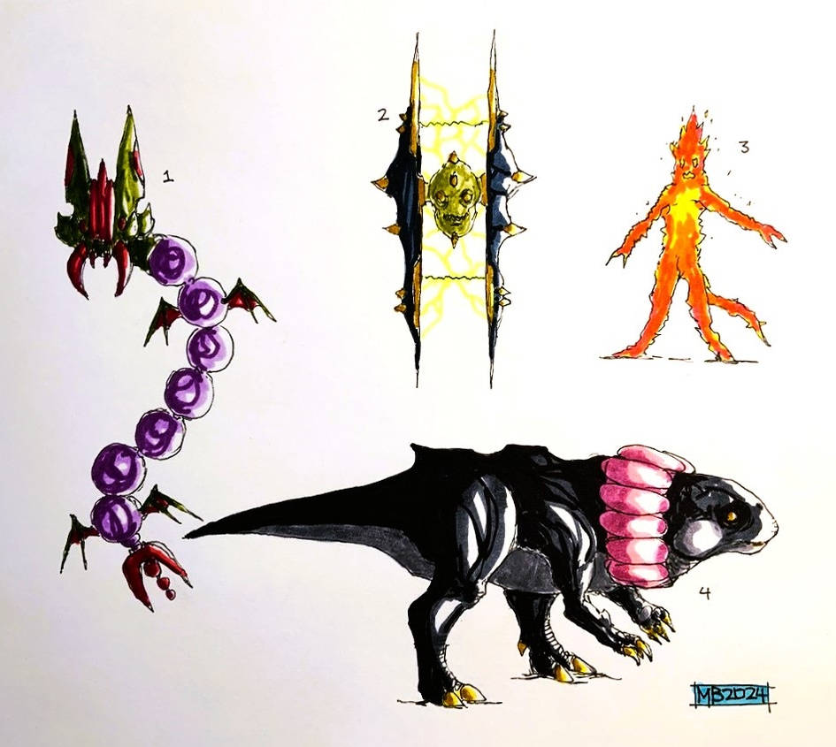 Monsters by cosmichael on DeviantArt