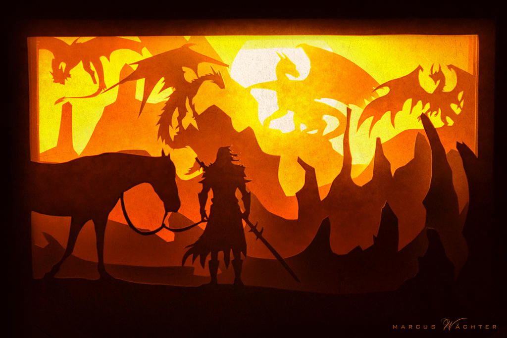 Papercut Deviantart PaperCut - Drachenhort by GS-PaperCut on DeviantArt