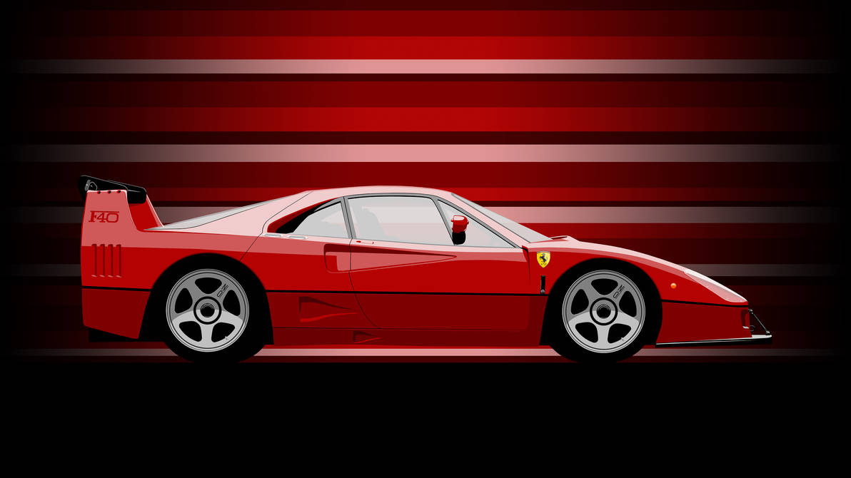 Ferrari F40 LM by Michelotto 1990 by GaryAzizyan on DeviantArt