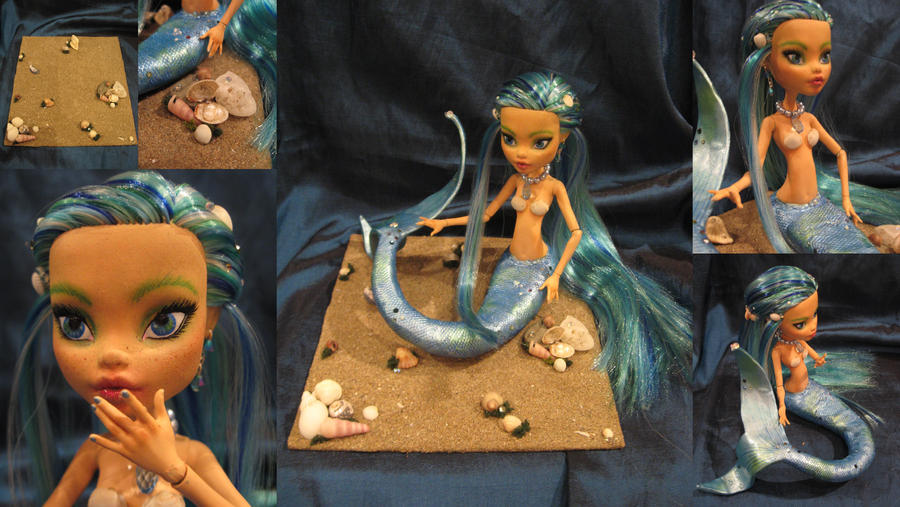 Ianthe the mermaid, Monster high custom