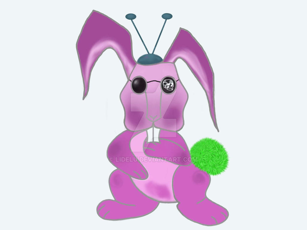 Psychedelic rabbit by lidelu on DeviantArt