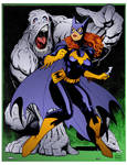 Batgirl and Clayface by Arthur Adams