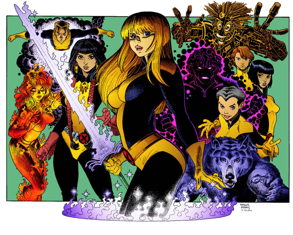 New Mutants by Arthur Adams by DrDoom1081 on DeviantArt