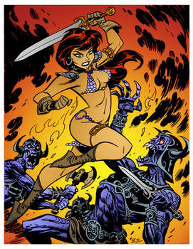 Red Sonja 4 by Bruce Timm