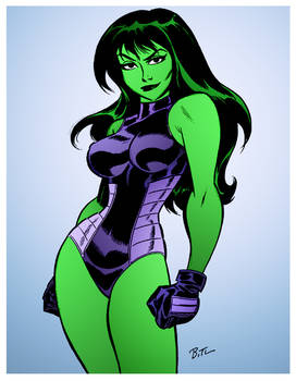 She-Hulk by Bruce Timm