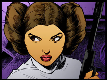 Leia by Arthur Adams