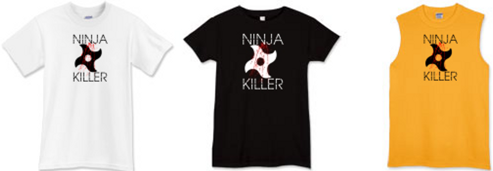 NINJA KILLER T-Shirt Design