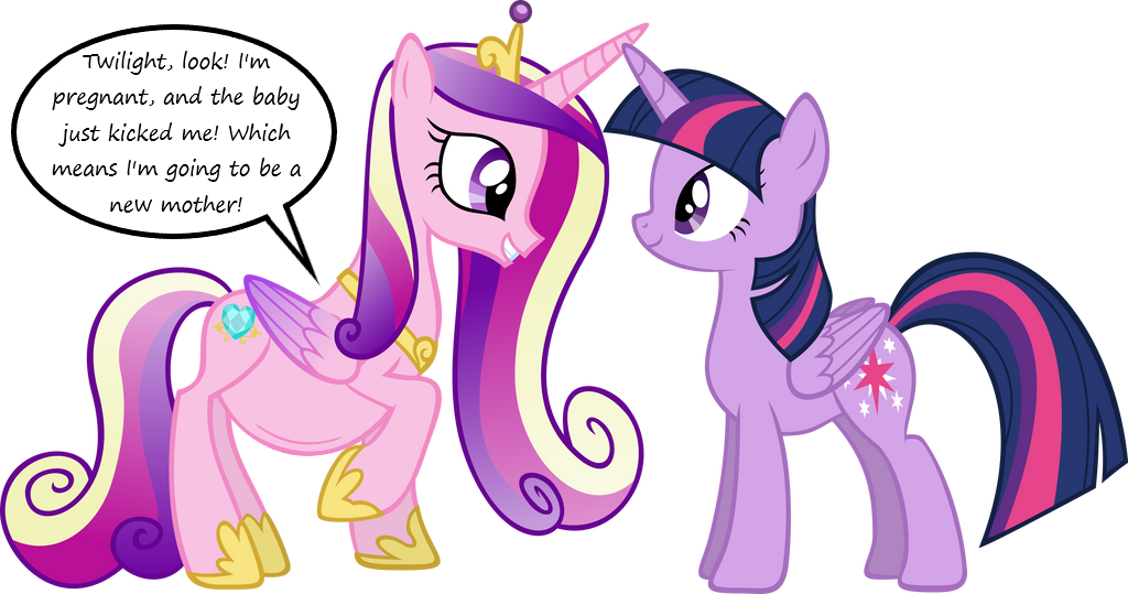 Pregnant Cadence And Twilight by Devthgun on DeviantArt
