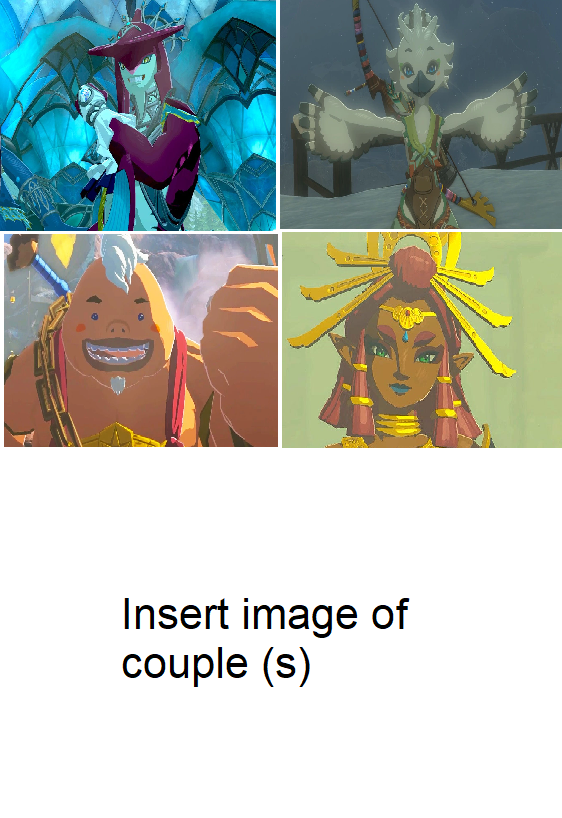 Sidon, Tulin, Yunobo and Riju ships couple(s) meme