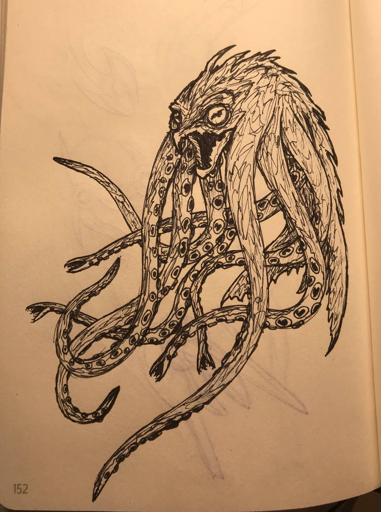 The Kraken from the Sea of Thieves (Concept) by Poecilotherius on