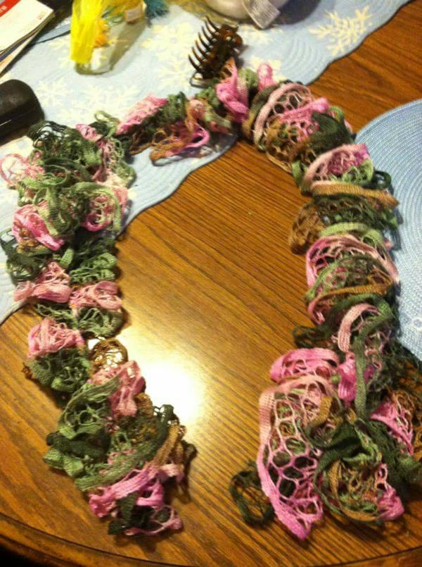 Craft Ideas Using Ruffle Yarn ruffle scarf commission by Riley-Crafts on DeviantArt