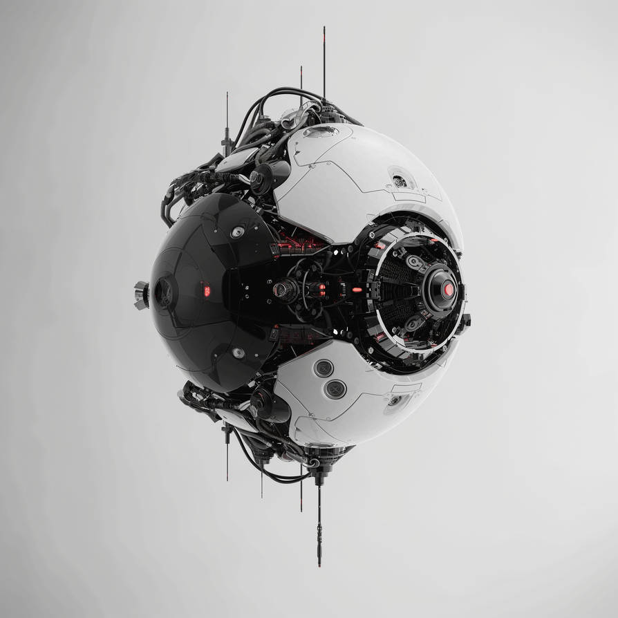 Sphere Robot V1 by SciAiArt on DeviantArt
