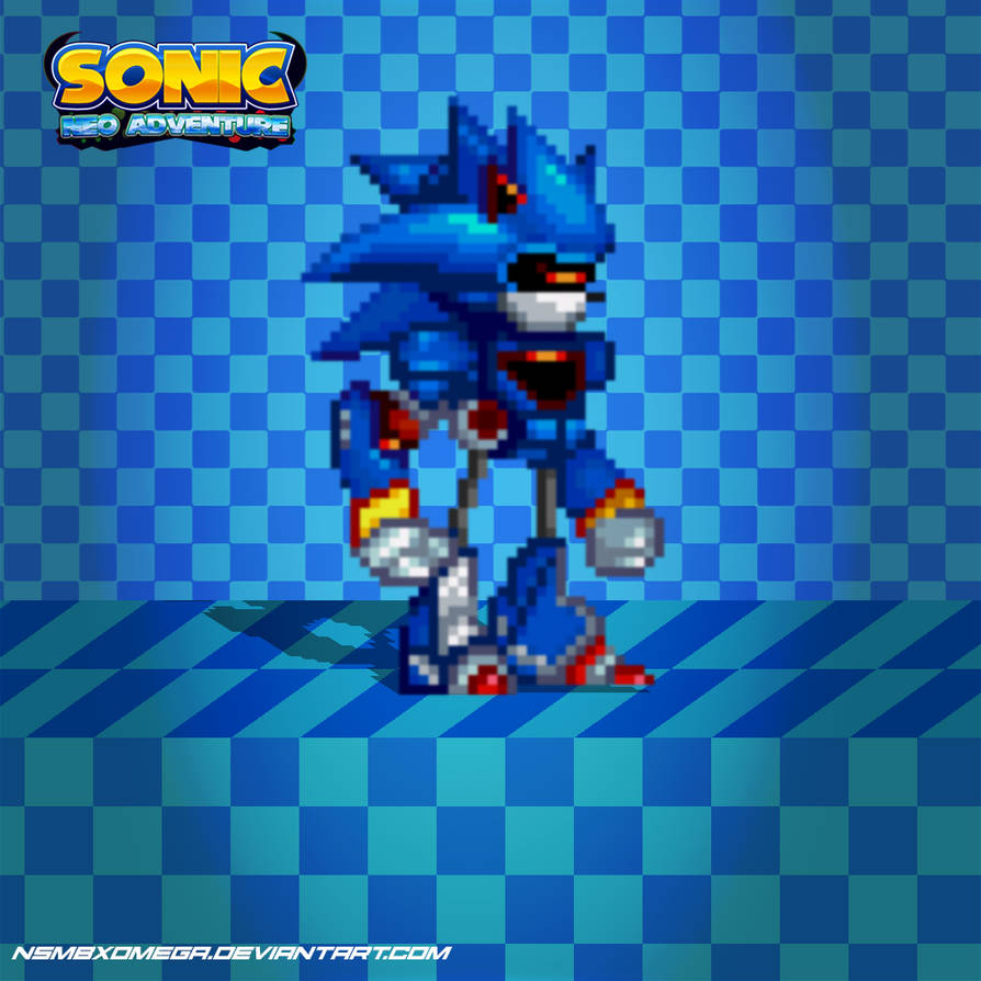 SNA - Mecha Sonic Sprite Design by NSMBXomega on DeviantArt.