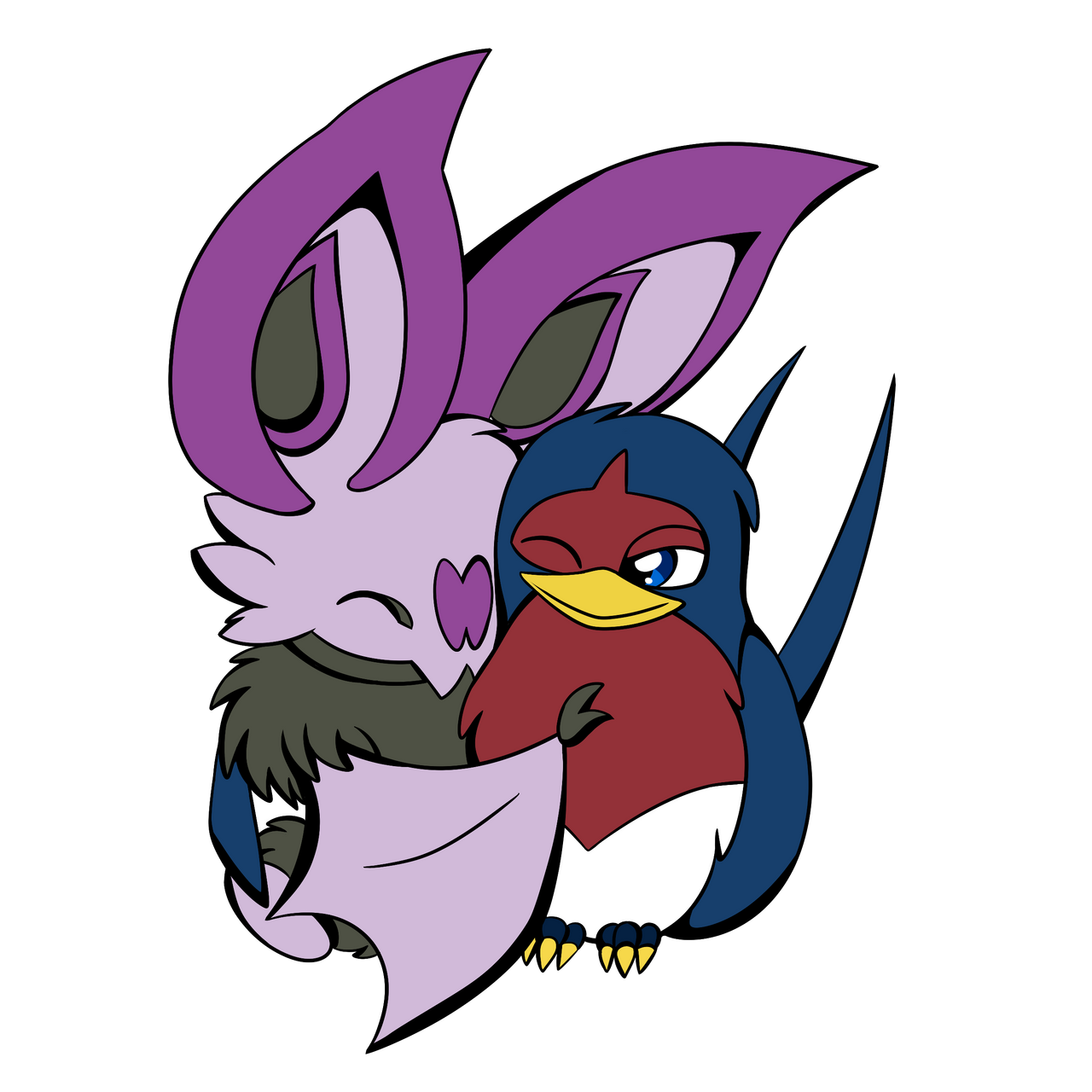 Shiny Lugia And Shiny Mew by CrystalTheLuxio on DeviantArt