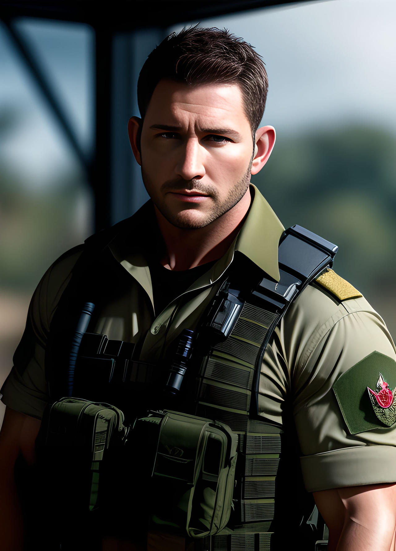 Chris Redfield goes back to Africa by Elvis143BRA on DeviantArt